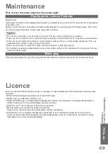 Preview for 69 page of Panasonic Viera TXL32C2B Operating Instructions Manual