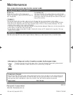 Preview for 1 page of Panasonic Viera VT50A series Operating Instructions Manual