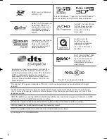 Preview for 3 page of Panasonic Viera VT50A series Operating Instructions Manual