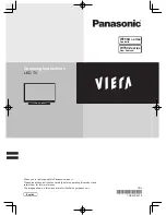 Panasonic Viera WT50A series Operating Instructions Manual предпросмотр