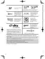 Preview for 2 page of Panasonic Viera WT50A series Operating Instructions Manual