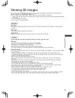 Preview for 33 page of Panasonic Viera WT50A series Operating Instructions Manual