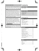 Предварительный просмотр 3 страницы Panasonic Viera WT50H Series Operating Instructions Manual