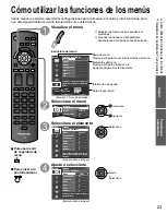 Preview for 23 page of Panasonic Viera X24 Manual De Instrucciones