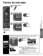 Preview for 37 page of Panasonic Viera X24 Manual De Instrucciones