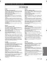 Preview for 37 page of Panasonic VieraLink SC-ALL30T Operating Instructions Manual