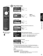 Preview for 15 page of Panasonic VIERALink TH 42PX80U Operating Instructions Manual