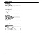 Preview for 2 page of Panasonic VL-CM850BX Operating Instructions Manual