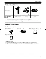 Preview for 3 page of Panasonic VL-CM850BX Operating Instructions Manual