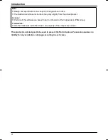 Предварительный просмотр 4 страницы Panasonic VL-CM850BX Operating Instructions Manual