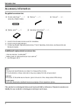 Preview for 4 page of Panasonic VL-CM851A Operating Instructions Manual