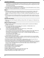 Preview for 6 page of Panasonic VL-CM851BX Operating Instructions Manual