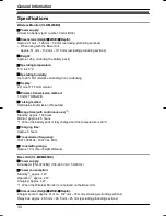 Preview for 30 page of Panasonic VL-CM851BX Operating Instructions Manual