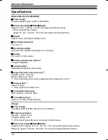 Preview for 12 page of Panasonic VL-DM200BX Operating Instructions Manual