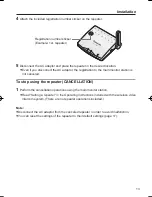 Preview for 13 page of Panasonic VL-FAN1BX Operating Instructions Manual