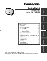 Preview for 1 page of Panasonic VL-FKD2EX Getting Started