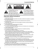 Preview for 3 page of Panasonic VL-G201 Installation And Operation Manual