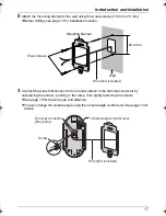 Предварительный просмотр 17 страницы Panasonic VL-G201 Installation And Operation Manual