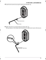 Предварительный просмотр 19 страницы Panasonic VL-G201 Installation And Operation Manual