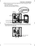 Предварительный просмотр 21 страницы Panasonic VL-G201 Installation And Operation Manual