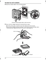 Предварительный просмотр 22 страницы Panasonic VL-G201 Installation And Operation Manual