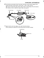 Предварительный просмотр 23 страницы Panasonic VL-G201 Installation And Operation Manual