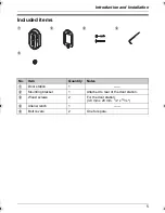 Предварительный просмотр 5 страницы Panasonic VL-GC001A Installation And Operation Manual