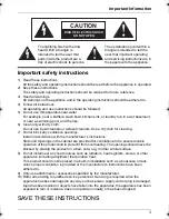 Preview for 3 page of Panasonic VL-GC003A Installation And Operation Manual