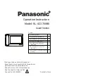 Предварительный просмотр 1 страницы Panasonic VL-GC3700BX Operation Instruction Manual