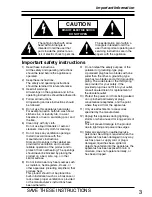 Предварительный просмотр 3 страницы Panasonic VL-GM001 Installation And Operation Manual