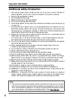 Preview for 4 page of Panasonic VL-GM001 Installation And Operation Manual