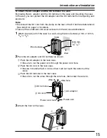 Предварительный просмотр 15 страницы Panasonic VL-GM001 Installation And Operation Manual