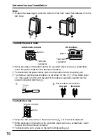 Предварительный просмотр 16 страницы Panasonic VL-GM001 Installation And Operation Manual