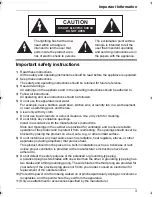 Preview for 3 page of Panasonic VL-GM201A Installation And Operation Manual