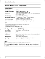 Preview for 30 page of Panasonic VL-GM201A Installation And Operation Manual