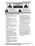 Предварительный просмотр 3 страницы Panasonic VL-GM301A Installation And Operation Manual