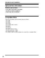 Предварительный просмотр 8 страницы Panasonic VL-GM301A Installation And Operation Manual