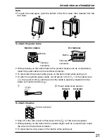 Предварительный просмотр 21 страницы Panasonic VL-GM301A Installation And Operation Manual