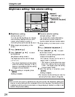 Предварительный просмотр 24 страницы Panasonic VL-GM301A Installation And Operation Manual