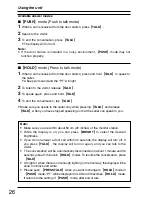 Предварительный просмотр 26 страницы Panasonic VL-GM301A Installation And Operation Manual