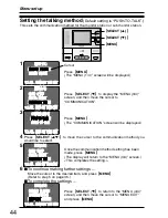 Предварительный просмотр 44 страницы Panasonic VL-GM301A Installation And Operation Manual