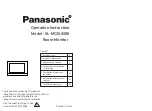 Preview for 1 page of Panasonic VL-MC3000BX Operation Instruction Manual