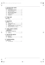 Preview for 2 page of Panasonic VL-MV10 Operating Instructions Manual