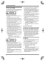 Предварительный просмотр 4 страницы Panasonic VL-MV26 Operating Instructions Manual