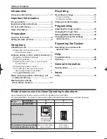 Preview for 2 page of Panasonic VL-MV30BX Operating Instructions Manual