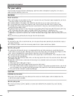 Preview for 4 page of Panasonic VL-MV30BX Operating Instructions Manual