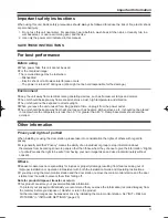 Preview for 5 page of Panasonic VL-MV30BX Operating Instructions Manual