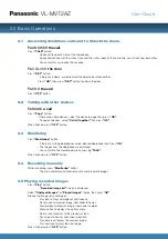 Preview for 4 page of Panasonic VL-MV72AZ User Manual