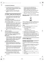 Предварительный просмотр 6 страницы Panasonic VL-MV74 Important Information And Quick Manual