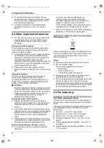 Preview for 6 page of Panasonic VL-MV74 Important Information And Quick Manual